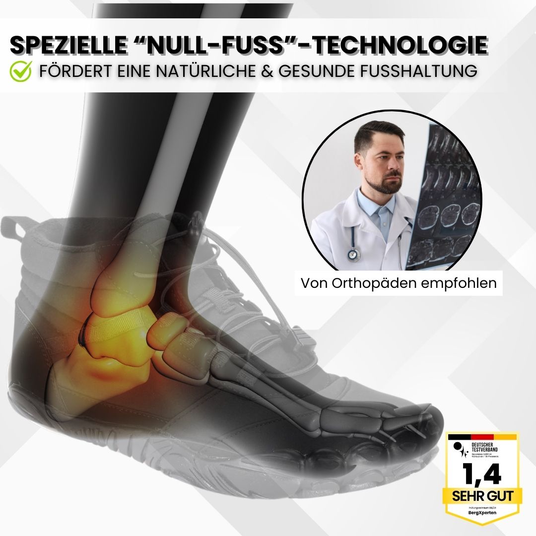 OrthoFreezr - orthopädische & wasserfeste Thermo-Barfußschuhe für maximalen Komfort